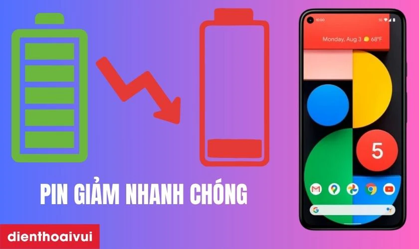 Dấu hiệu nhận biết bạn cần thay pin Google Pixel 5